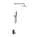 Hotbath Cobber thermostatische regendoucheset met 30cm ronde hoofddouche ronde handdouche ijzer verouderd SDS9AI15