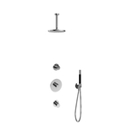 Hotbath Get together IBS1 Regendoucheset inbouw - 15cm plafondarm - 20cm ronde hoofddouche - staafhanddouche - chroom IBS1CR2