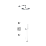 Hotbath Cobber IBS20 Regendoucheset inbouw - 15cm plafondarm - 20cm ronde hoofddouche - staafhanddouche - glijstang - chroom IBS20CR27