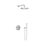 Hotbath Cobber IBS20A Regendoucheset inbouw - 35cm wandarm - 20cm ronde hoofddouche - staafhanddouche - chroom IBS20ACR