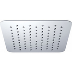 Ufo Luxe Hoofddouche Vierkant 300Mm Ultra Plat Rvs