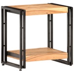 Bijzettafel 45x45x40 cm massief mangohout