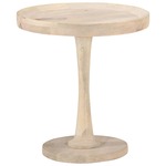 Bijzettafel 40x40x35 cm massief mangohout