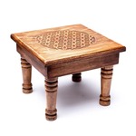 Wandtafel 110x35x75 cm ruw mangohout