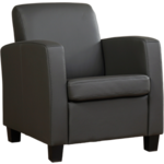 Leren fauteuil smart 190 bruin, bruin leer, bruine stoel