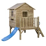 Intergard Houten speelhuisje Guillem met glijbaan 177x184x210cm