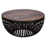 Eettafel Barracuda X 180cm natuurel & Glasplaat / 39698 & 36648G