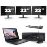 HP ZBook 15 G3 - Intel Core i7-6500U - 8GB DDR4 - 500GB HDD - HDMI - Full HD + Docking + 22'' Widescreen Monitor