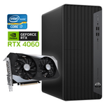 HP ProDesk 490 G2 Micro Tower - Intel Core i7-4e Generatie - 16GB RAM - 512GB SSD - Windows 10 + 2x 23 inch Monitor