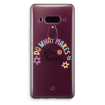 Luipaard: HTC U12+ Transparant Hoesje