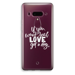 Refuse to be average: HTC U12+ Transparant Hoesje