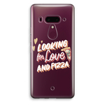 Perzik: HTC U12+ Transparant Hoesje