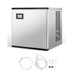 IJsblokjesmachine 45 kg / 24 u zilverkleurig