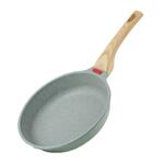 Maifan Stone Flat-Bottomed Non-Stick pan household steak koekenpan voor inductiefornuis grootte: 20cm (met deksel)