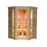 Infrarood Sauna Deluxe 150x150 cm 2580W 3 tot 4 Persoons Sanotechnik