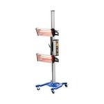 Infrarood verfdroger - 2 x 1000 - W verwarming - Hoogte: tot 160 cm
