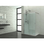 Badstuber Elite douchewand met schuifdeur 120x195cm