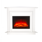 Livin&apos;flame Schouwombouw Saalbach Hoek Wit
