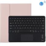 TG109BC afneembaar Bluetooth zwart toetsenbord + microfiber lederen beschermhoes voor iPad Air 2020 met touchpad & pen slot & houder