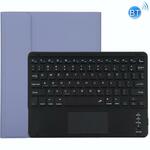TG109BC afneembaar Bluetooth zwart toetsenbord + microfiber lederen beschermhoes voor iPad Air 2020 met touchpad & pen slot & houder