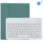 TG11B afneembaar Bluetooth wit toetsenbord + microfiber lederen beschermhoes voor iPad Pro 11 inch met pennenhouder en houder