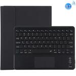 TG109BC afneembaar Bluetooth zwart toetsenbord + microfiber lederen beschermhoes voor iPad Air 2020 met touchpad & pen slot & houder
