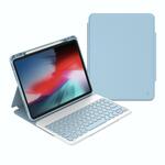 Voor iPad 10.2 2021 / Air 2019 WiWU Skin Feel Magnetic Afneembaar toetsenbord Tablet Case(Blauw)