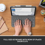 Logitech Slim Folio voor iPad (10e generatie) toetsenbord