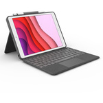 HK006 Vierkante toetsen Afneembaar Bluetooth-toetsenbord lederen tas met houder voor iPad mini 6