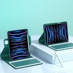 HB209 Magnetische afneembare draaibare Bluetooth-toetsenbord lederen hoes voor iPad 10e generatie 10.9 2022