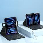 HB209 magnetische afneembare draaibare Bluetooth-toetsenbord lederen hoes voor iPad 10e generatie 10.9 2022