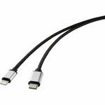Apple Thunderbolt 5 Aansluitkabel [1x Thunderbolt 5 - 1x Thunderbolt 5] 1 m Zwart