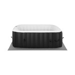 Opblaasbare whirlpool - 900 l - 6 personen - 130 jets - zwart/wit