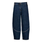 Grote Maten jeans boilersuit, Dames, blauw, Maat: 52, Katoen, Ulla Popken