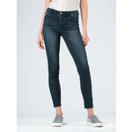 Grote Maten skinny jeans, Dames, blauw, Maat: 54, Katoen, Studio Untold