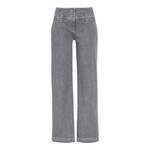 Grote Maten skinny jeans, Dames, grijs, Maat: 50, Katoen, Studio Untold