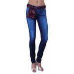 Amy Gee jeans - stretch 3/4 - donkerblauw
