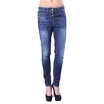 Amy Gee jeans - stretch 3/4 - donkerblauw
