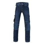 Donkere straight fit jeans - BLUE - 36