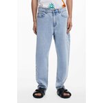 Gewassen Straight jeans