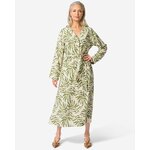 HEMA Dames Jurk Zofie Gebreid Wit/zwart (wit/zwart)