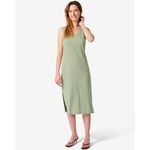 HEMA Dames Jurk Zofie Gebreid Groen (groen)