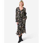 HEMA Dames Jurk Zofie Gebreid Bruin (bruin)