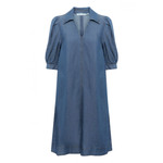 HEMA Dames Jurk Cherry (zwart/wit)
