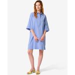 HEMA Dames Jurk Zofie Gebreid Wit/zwart (wit/zwart)