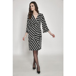 HEMA Dames Jurk Met Col Gebreid Vicky (zwart)