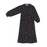 HEMA Dames Jurk Met Col Gebreid Vicky (zwart)