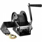 VEVOR kabellier 1587,5kg handkabellier 260x147x182mm bootlier 2-weg ratel/2 snelheden handlier met ca. 10m kabel bandlier met ergonomische handgreep handkabellier voor voertuigen en boten