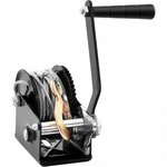 VEVOR kabellier 544,3kg handkabellier 208x138x149mm bootlier 2-weg ratel/1-speed handlier met ca. 7m polyester band bandlier met ergonomische handgreep handkabellier voor voertuigen en boten