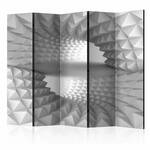Vouwscherm - Artistieke geometrie 225x172cm , gemonteerd geleverd, dubbelzijdig geprint (kamerscherm)